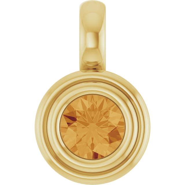 Natural Citrine | Round | 4.1mm