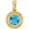 Natural Blue Zircon | Round | 4.1mm