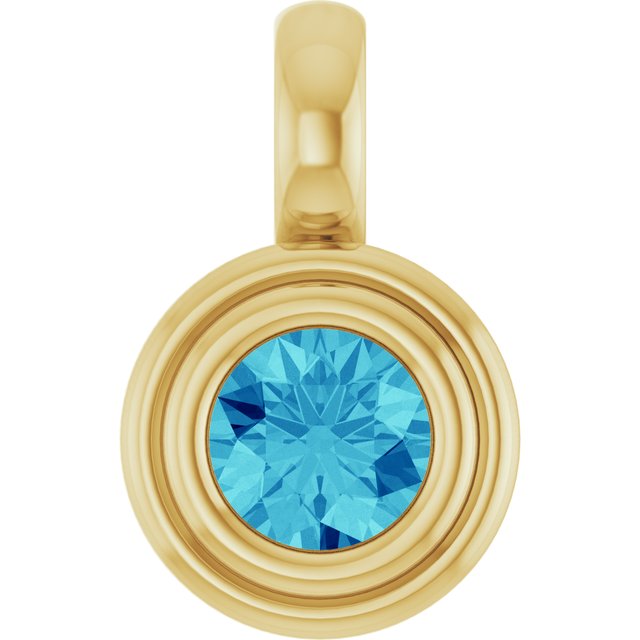 Natural Blue Zircon | Round | 4.1mm