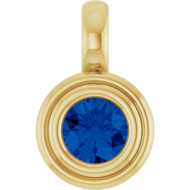 Natural Blue Sapphire | Round | 4.1mm | Lab-Grown Blue Sapphire | Round | 4.1mm
