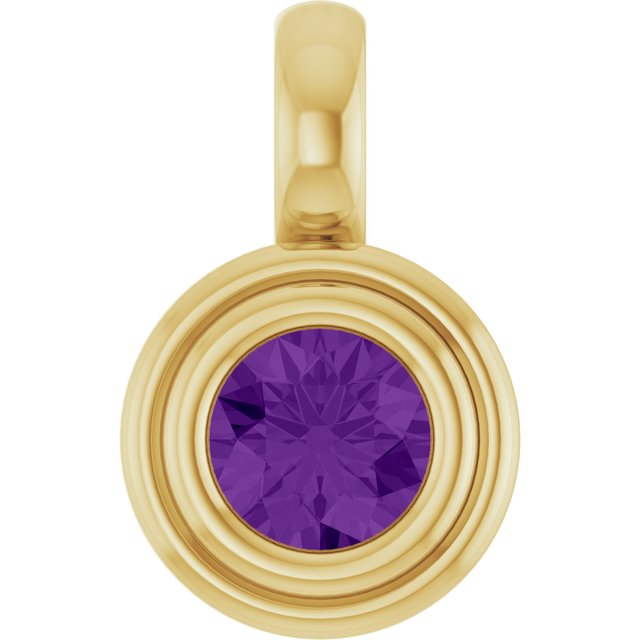 Natural Amethyst | Round | 4.1mm