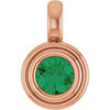 Natural Emerald | Round | 4.1mm | Lab-Grown Emerald | Round | 4.1mm