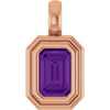 Natural Amethyst | Emerald | 6 x 4mm