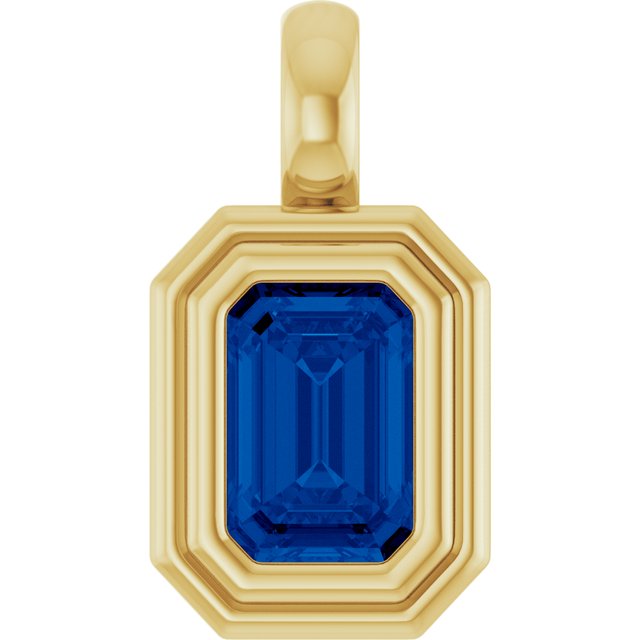 Natural Blue Sapphire | Emerald | 6 x 4mm | Lab-Grown Blue Sapphire | Emerald | 6 x 4mm