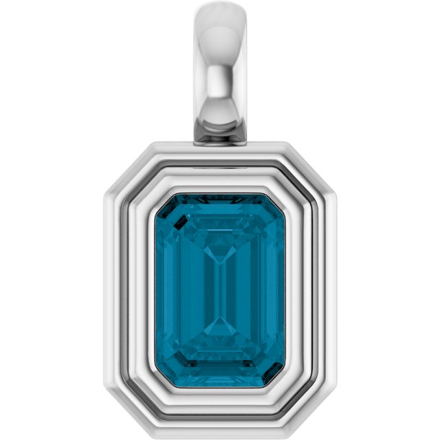 Natural London Blue Topaz | Emerald | 6 x 4mm