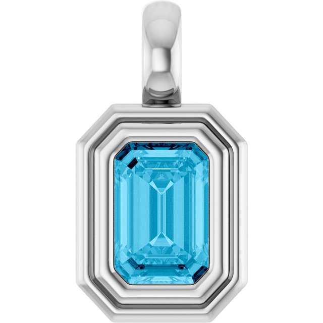 Natural Aquamarine | Emerald | 6 x 4mm