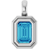 Natural Blue Zircon | Emerald | 6 x 4mm
