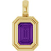 Natural Amethyst | Emerald | 6 x 4mm