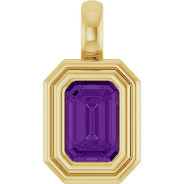 Natural Amethyst | Emerald | 6 x 4mm