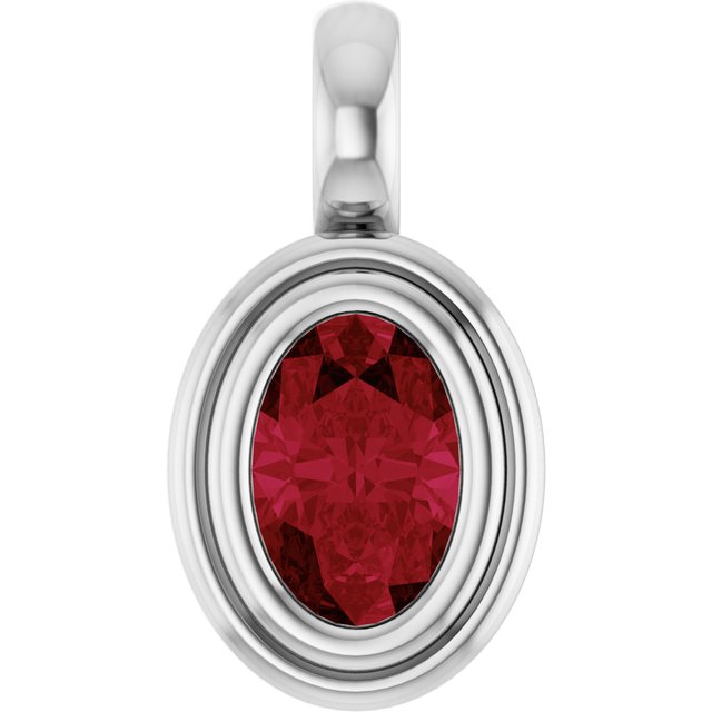 Lab-Grown Ruby | Oval | 6 x 4mm