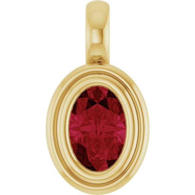 Lab-Grown Ruby | Oval | 6 x 4mm