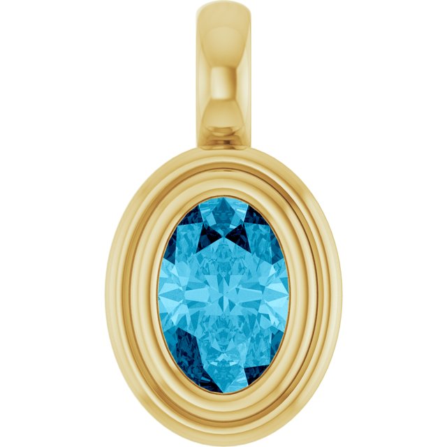 Natural Aquamarine | Oval | 6 x 4mm