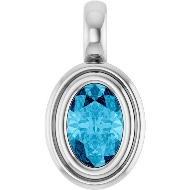 Natural Aquamarine | Oval | 6 x 4mm
