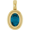 Natural London Blue Topaz | Oval | 6 x 4mm