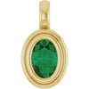 Natural Emerald | Oval | 6 x 4mm | Lab-Grown Emerald | Oval | 6 x 4mm