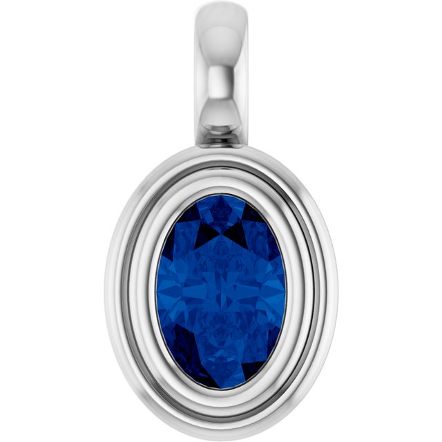 Natural Blue Sapphire | Oval | 6 x 4mm | Lab-Grown Blue Sapphire | Oval | 6 x 4mm