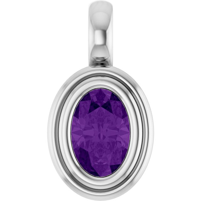 Natural Amethyst | Oval | 6 x 4mm