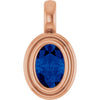 Natural Blue Sapphire | Oval | 6 x 4mm | Lab-Grown Blue Sapphire | Oval | 6 x 4mm