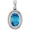 Natural Blue Zircon | Oval | 6 x 4mm