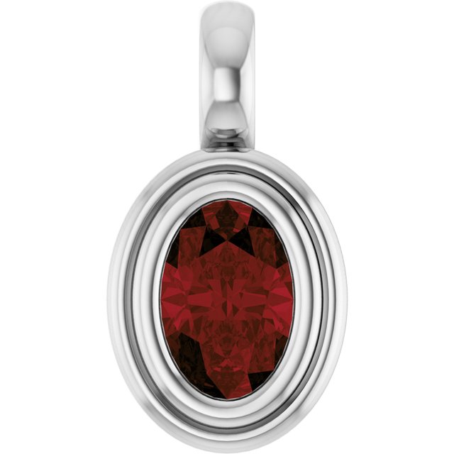 Natural Mozambique Garnet | Oval | 6 x 4mm