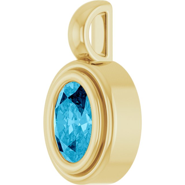 Natural Aquamarine | Oval | 6 x 4mm