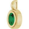 Natural Emerald | Oval | 6 x 4mm | Lab-Grown Emerald | Oval | 6 x 4mm