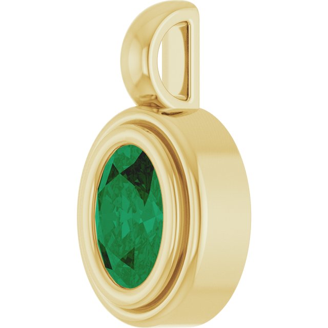 Natural Emerald | Oval | 6 x 4mm | Lab-Grown Emerald | Oval | 6 x 4mm