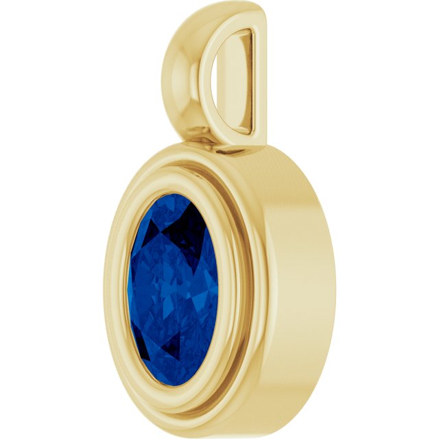 Natural Blue Sapphire | Oval | 6 x 4mm | Lab-Grown Blue Sapphire | Oval | 6 x 4mm
