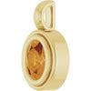 Natural Citrine | Oval | 6 x 4mm