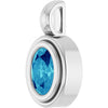 Natural Blue Zircon | Oval | 6 x 4mm