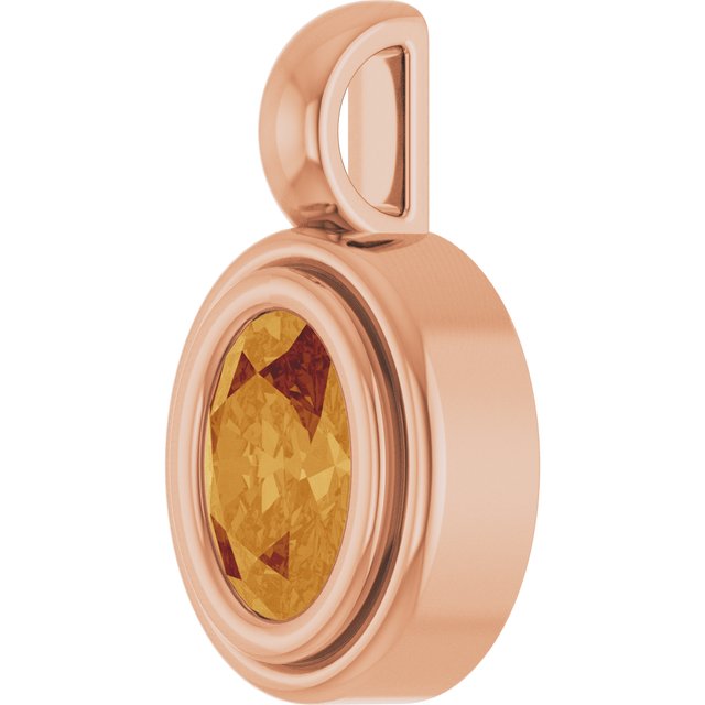 Natural Citrine | Oval | 6 x 4mm