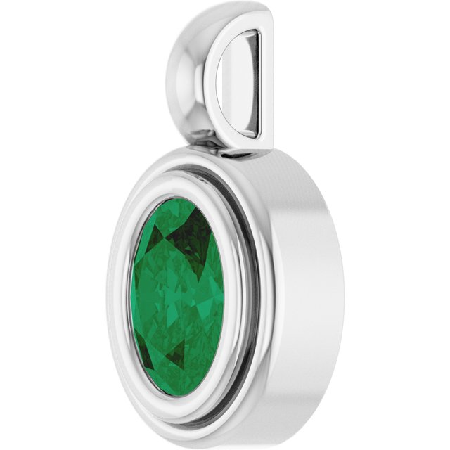 Natural Emerald | Oval | 6 x 4mm | Lab-Grown Emerald | Oval | 6 x 4mm