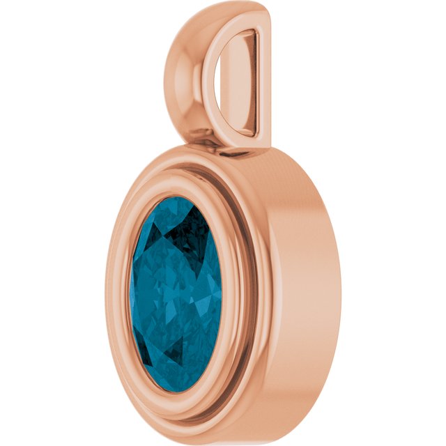 Natural London Blue Topaz | Oval | 6 x 4mm