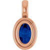 Natural Blue Sapphire | Oval | 5 x 3mm | Lab-Grown Blue Sapphire | Oval | 5 x 3mm