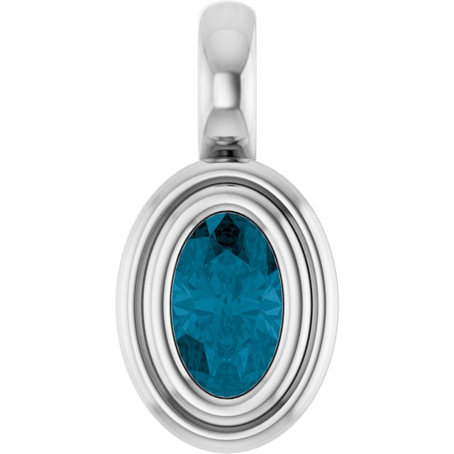 Natural London Blue Topaz | Oval | 5 x 3mm
