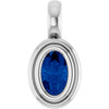 Natural Blue Sapphire | Oval | 5 x 3mm | Lab-Grown Blue Sapphire | Oval | 5 x 3mm