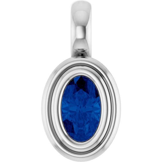 Natural Blue Sapphire | Oval | 5 x 3mm | Lab-Grown Blue Sapphire | Oval | 5 x 3mm
