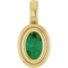 Natural Emerald | Oval | 5 x 3mm | Lab-Grown Emerald | Oval | 5 x 3mm
