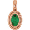 Natural Emerald | Oval | 5 x 3mm | Lab-Grown Emerald | Oval | 5 x 3mm