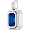Natural Blue Sapphire | Emerald | 6 x 4mm | Lab-Grown Blue Sapphire | Emerald | 6 x 4mm