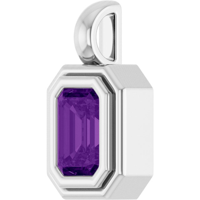 Natural Amethyst | Emerald | 6 x 4mm