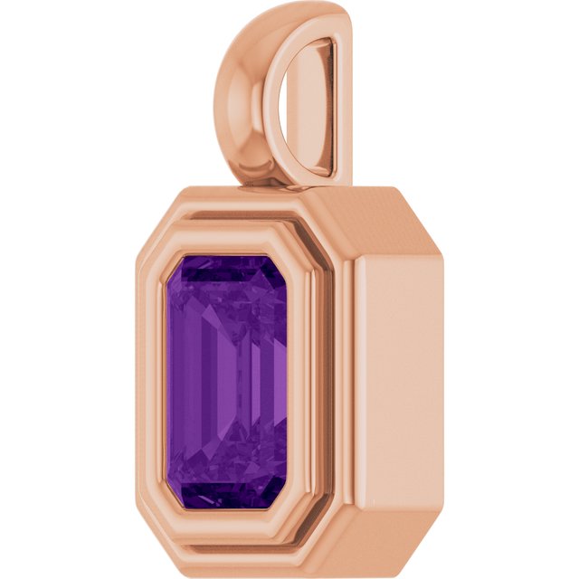 Natural Amethyst | Emerald | 6 x 4mm