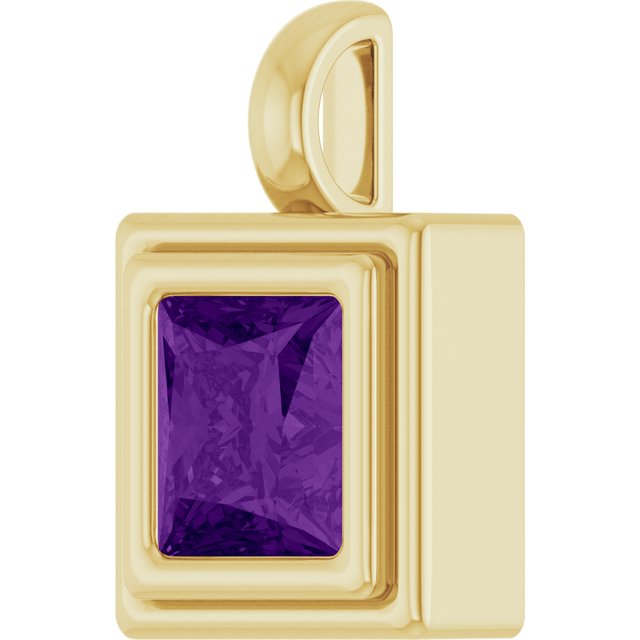 Natural Amethyst | Square | 6.5 x 6.5mm