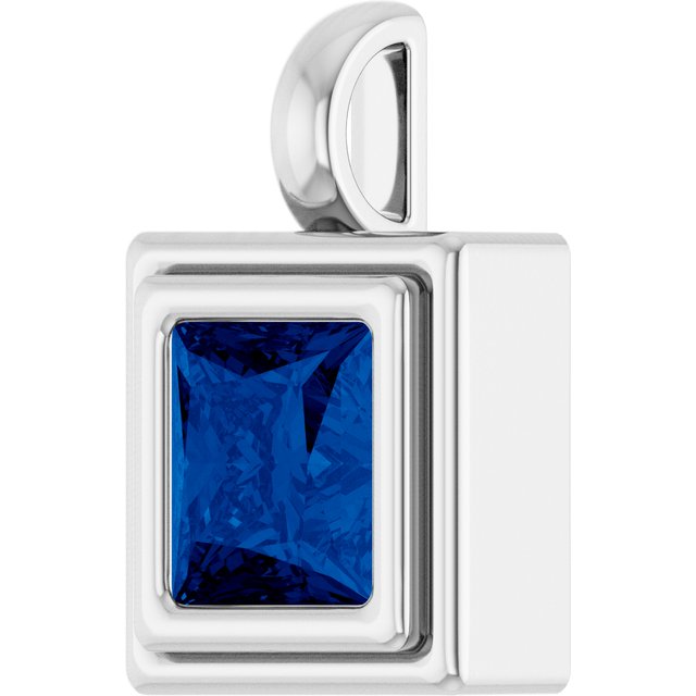 Lab-Grown Blue Sapphire | Square | 6.5 x 6.5mm