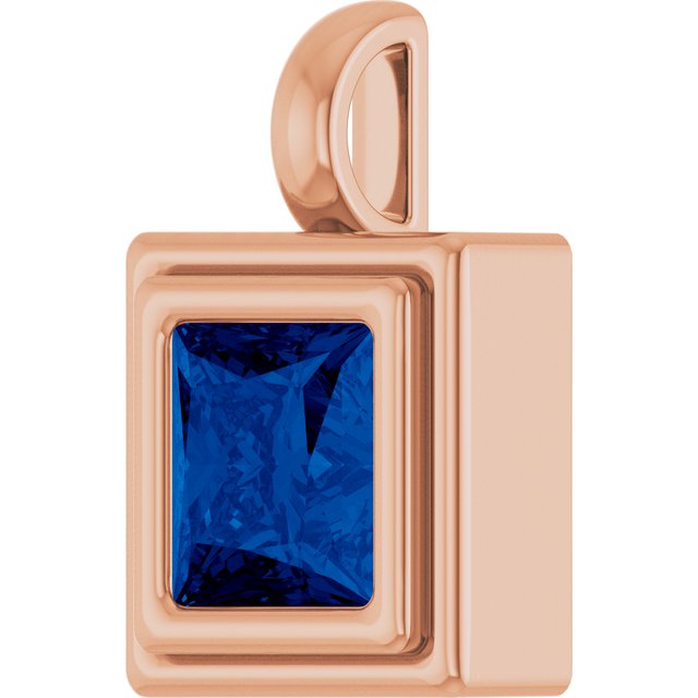 Lab-Grown Blue Sapphire | Square | 6.5 x 6.5mm