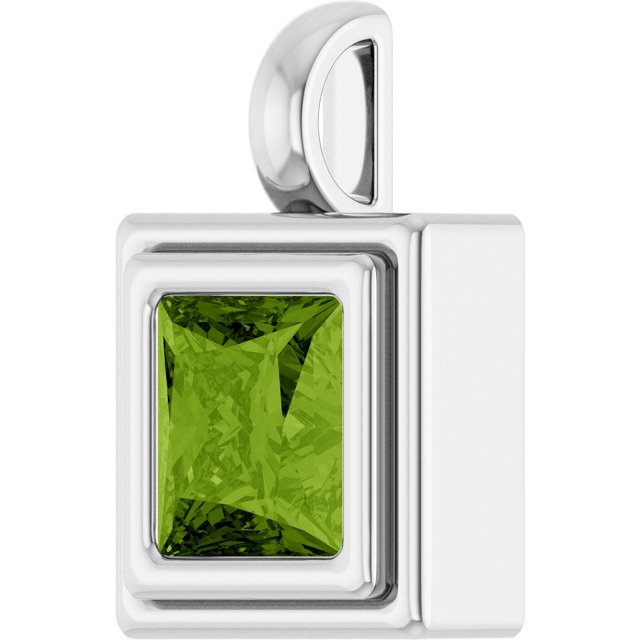 Natural Peridot | Square | 6.5 x 6.5mm