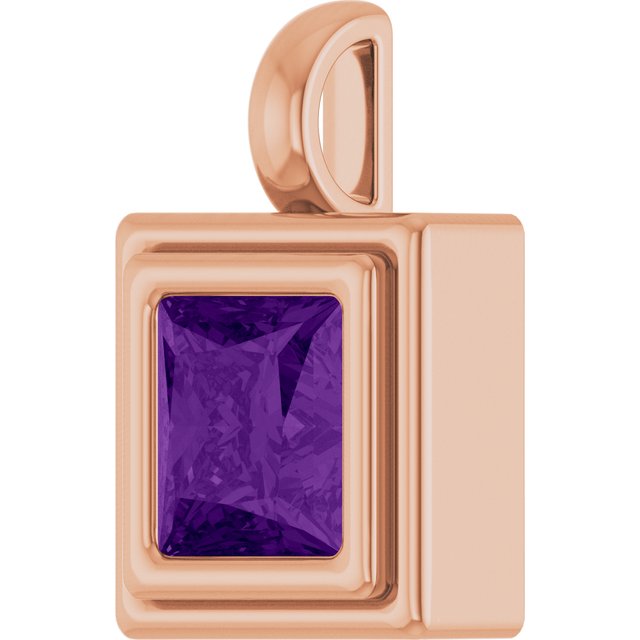 Natural Amethyst | Square | 6.5 x 6.5mm