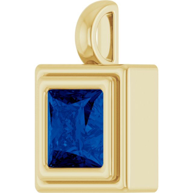 Lab-Grown Blue Sapphire | Square | 6.5 x 6.5mm