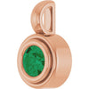Natural Emerald | Round | 4.1mm | Lab-Grown Emerald | Round | 4.1mm