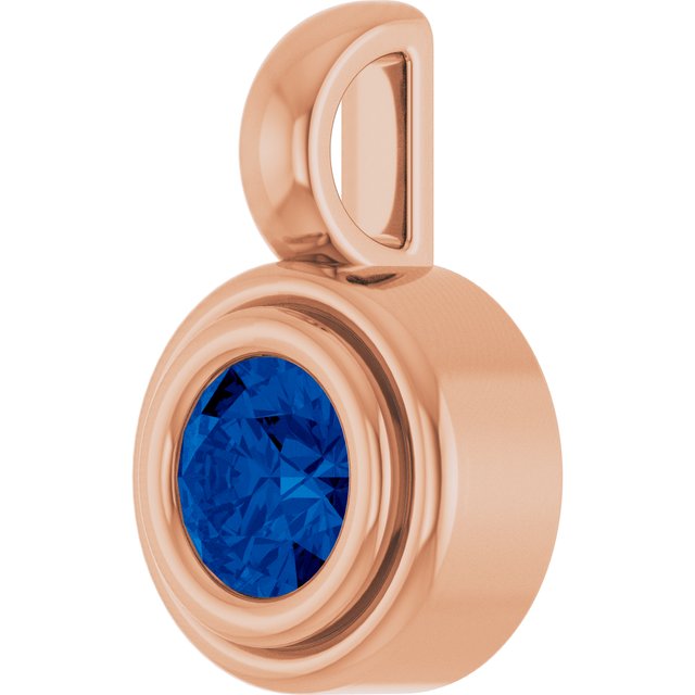 Natural Blue Sapphire | Round | 4.1mm | Lab-Grown Blue Sapphire | Round | 4.1mm